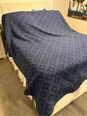 Threshold Navy Blue Quilt 100% Cotton